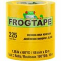 Shurtech Brands FROGTAPE Performance Grade Masking Tape, 3in Core, 1.88in x 60 yds, Gold, 8PK 105322
